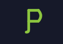 Mobile menu with the logo rendering as a malformed P-like shape